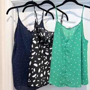Polka dot cami bundle